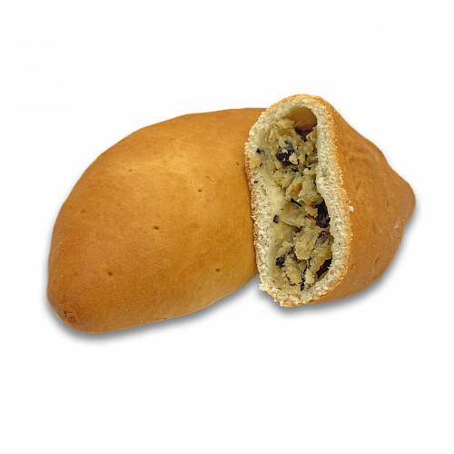 Пирожок с картофелем и грибами (постный) Пирожок с картофелем и грибами (постный)