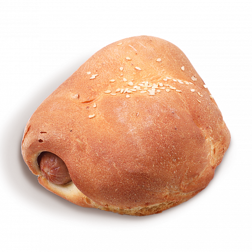 Пирожок с сосиской и картофелем Пирожок с сосиской и картофелем