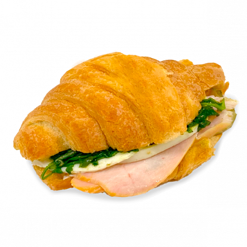 Сэндвич на круассане с курицей и соусом «Песто» Сэндвич на круассане с курицей и соусом «Песто»